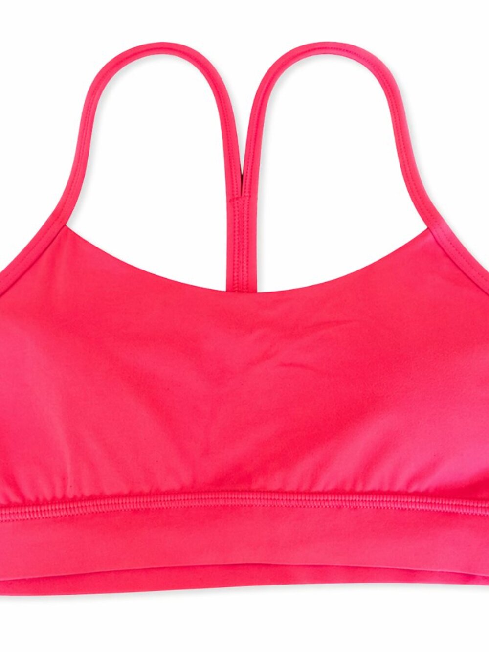 Lululemon Flow Y Bra Size 6 Hot Pink | Racerback Yoga Sports Bra Athleisure